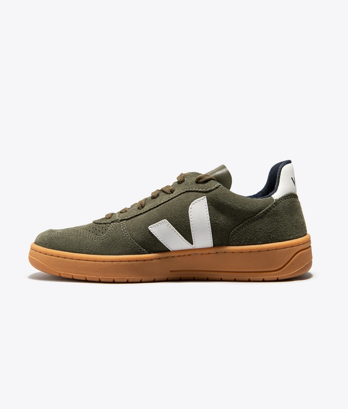 V-10 SUEDE 'MUD WHITE/GUM SOLE'