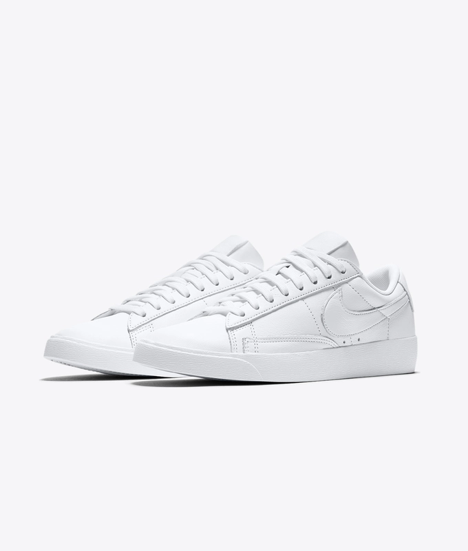 W BLAZER LOW LE 'WHITE/WHITE-WHITE'