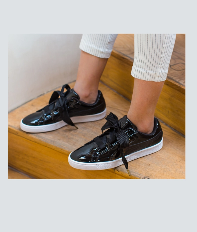 BASKET HEART PATENT WMN'S 'BLACK'
