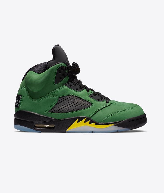 AIR JORDAN 5 RETRO SE 'APPLE GREEN/BLACK-BLACK/YELLOW STRIKE'