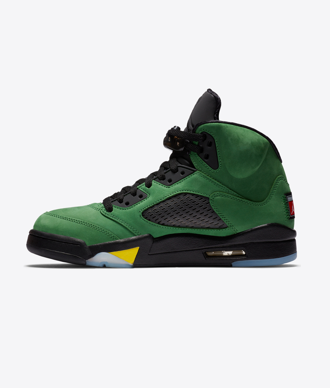 AIR JORDAN 5 RETRO SE 'APPLE GREEN/BLACK-BLACK/YELLOW STRIKE'