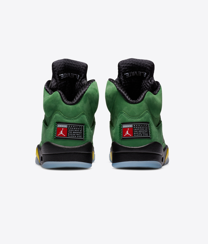 AIR JORDAN 5 RETRO SE 'APPLE GREEN/BLACK-BLACK/YELLOW STRIKE'