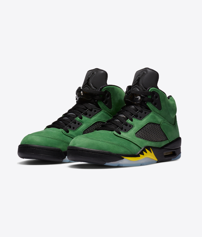 AIR JORDAN 5 RETRO SE 'APPLE GREEN/BLACK-BLACK/YELLOW STRIKE'