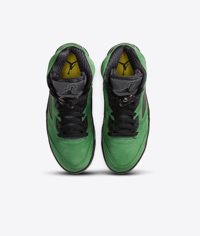 AIR JORDAN 5 RETRO SE 'APPLE GREEN/BLACK-BLACK/YELLOW STRIKE'