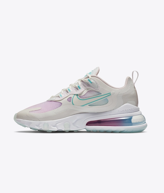 W AIR MAX 270 REACT SE 'SUMMIT WHITE/SAIL-BLEACHED AQUA'