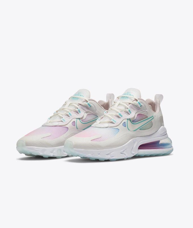W AIR MAX 270 REACT SE 'SUMMIT WHITE/SAIL-BLEACHED AQUA'