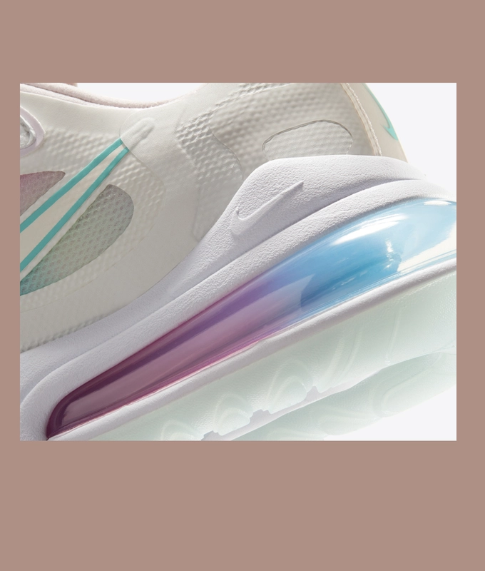 W AIR MAX 270 REACT SE 'SUMMIT WHITE/SAIL-BLEACHED AQUA'