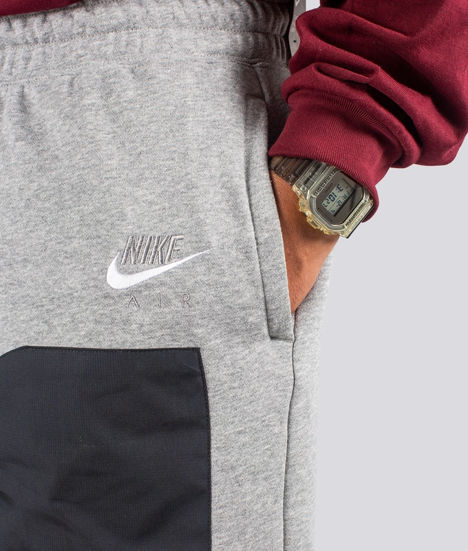 AS M NSW NIKE AIR SHORT FT'D GR H/BLACK'