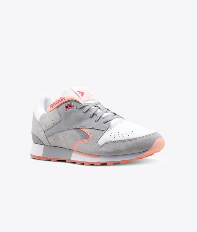 CL LEATHER URGE 'WHITE/GREY/PINK/SILVER'