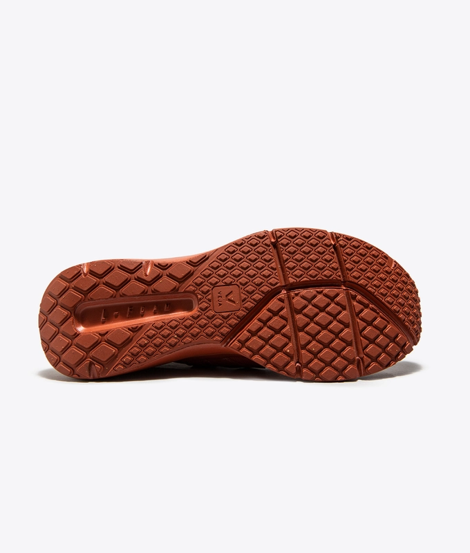 X RICK OWENS V-KNIT RUNNER 'FULL RUST'