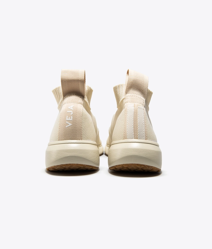 X RICK OWENS V-KNIT RUNNER MID  'BUTTER'