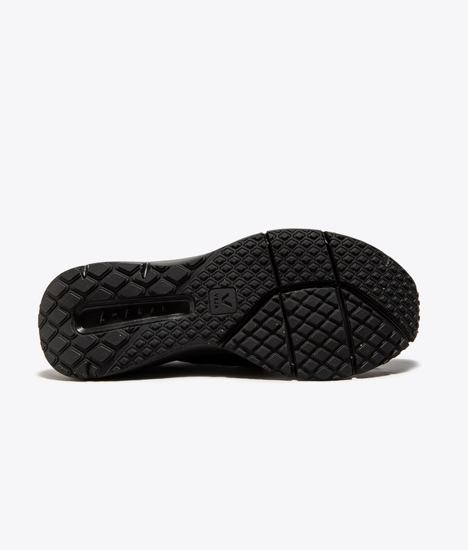 X RICK OWENS V-KNIT RUNNER 'FULL BLACK'