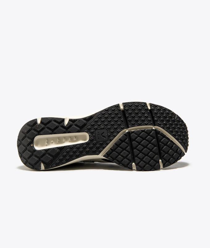 X RICK OWENS V-KNIT RUNNER MID 'BLACK PIERRE'