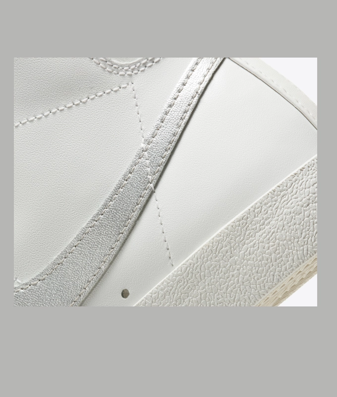 W BLAZER MID '77 'SUMMIT WHITE/METALLIC SILVER'