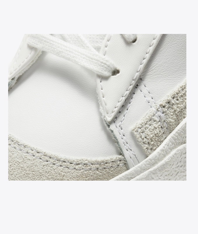W BLAZER MID '77 'SUMMIT WHITE/METALLIC SILVER'
