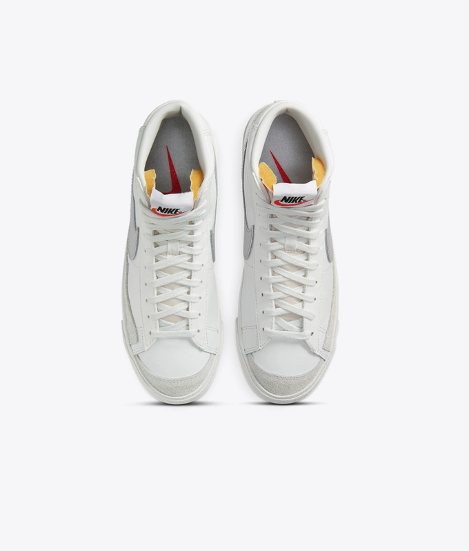 W BLAZER MID '77 'SUMMIT WHITE/METALLIC SILVER'
