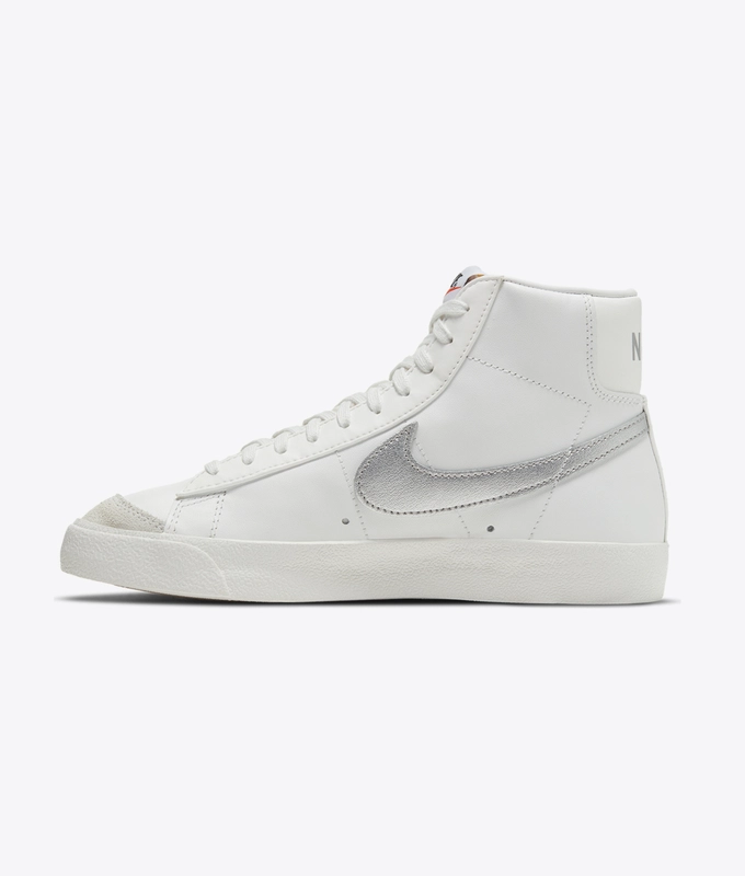 W BLAZER MID '77 'SUMMIT WHITE/METALLIC SILVER'