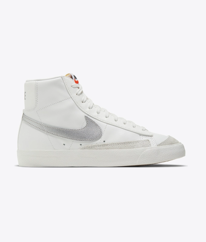 W BLAZER MID '77 'SUMMIT WHITE/METALLIC SILVER'