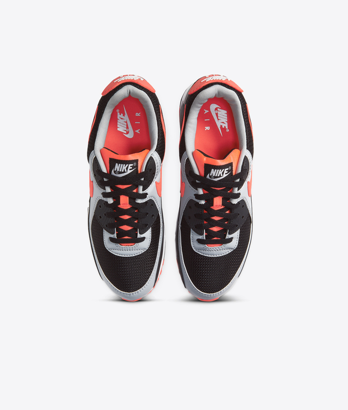 AIR MAX 90 'BLACK/RADIANT RED-WHITE-WOLF GREY'