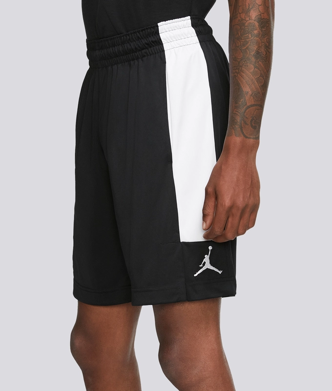 M J Air Jordan DRI-FIT SHORT 'BLACK/WHITE/WHITE'