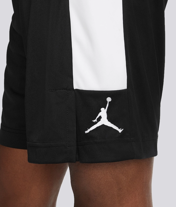 M J Air Jordan DRI-FIT SHORT 'BLACK/WHITE/WHITE'