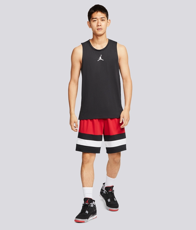 M J 23ALPHA JSY 'BLACK/WHITE'