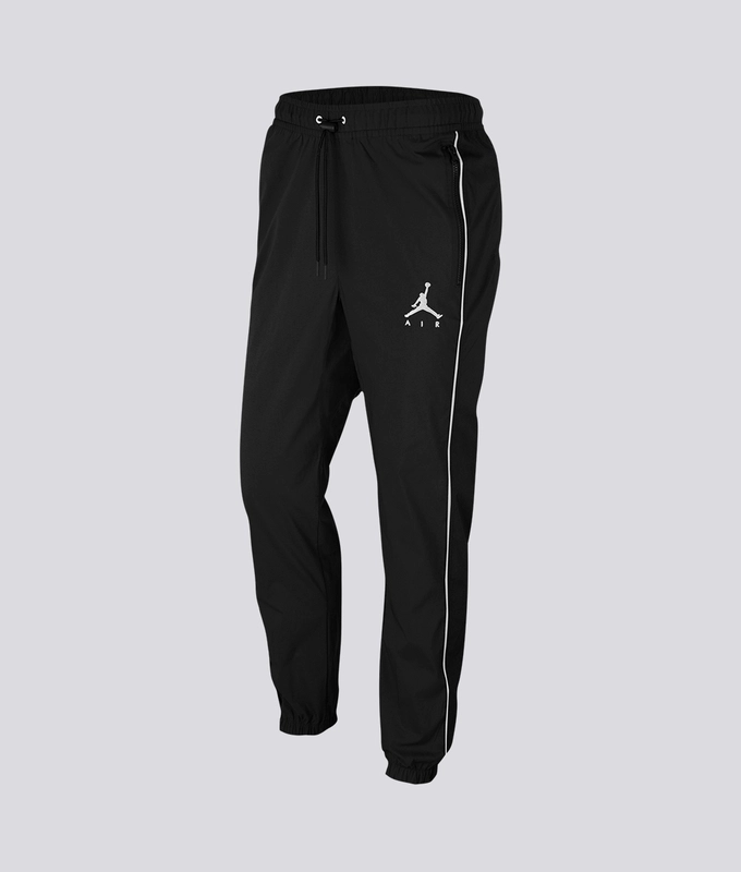 M J JUMPMAN WVN PANT 'BLACK/WHITE'