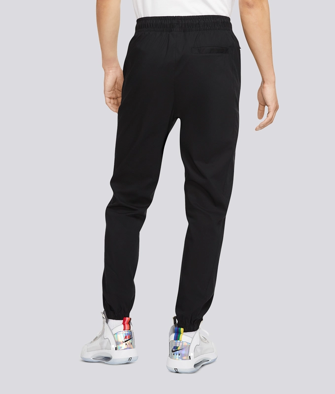 M J JUMPMAN WVN PANT 'BLACK/WHITE'