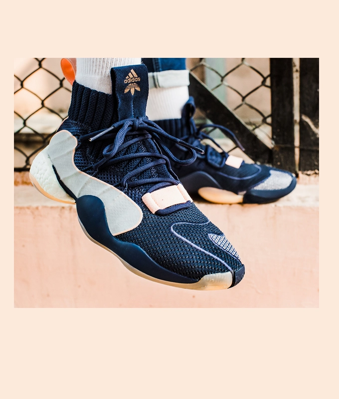 CRAZY BYW LVL X 'COLLEGIATE NAVY/CLEAR GREY/CLEAR ORANGE'