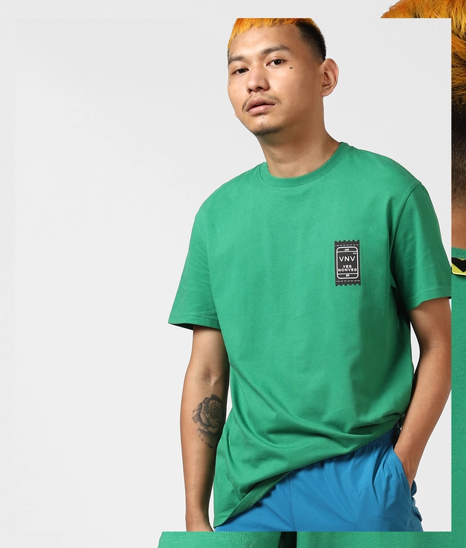 UNISEX TICKET TEE 'DARK GREEN'