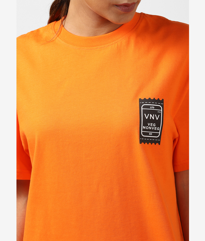 UNISEX TICKET TEE 'ORANGE'