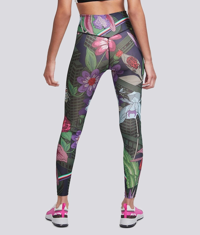 AS W NIKE ONE TIGHT ICNCLSH PRT 'Bright Crimson/Black'