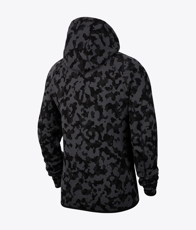 As M Nsw Tch Flc Hoodie Fz Aop