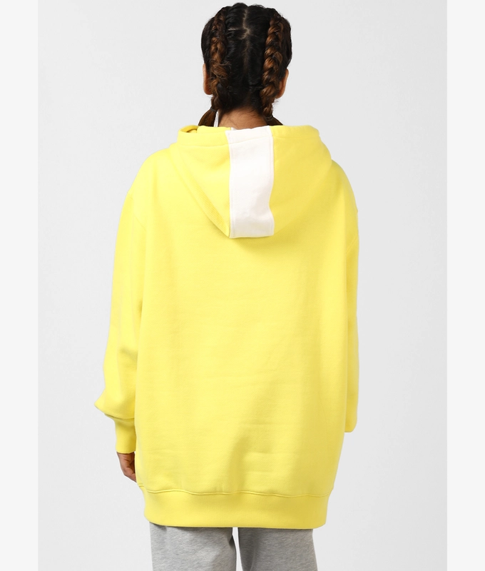 UNISEX STREET HOODIE 'YELLOW/WHITE'