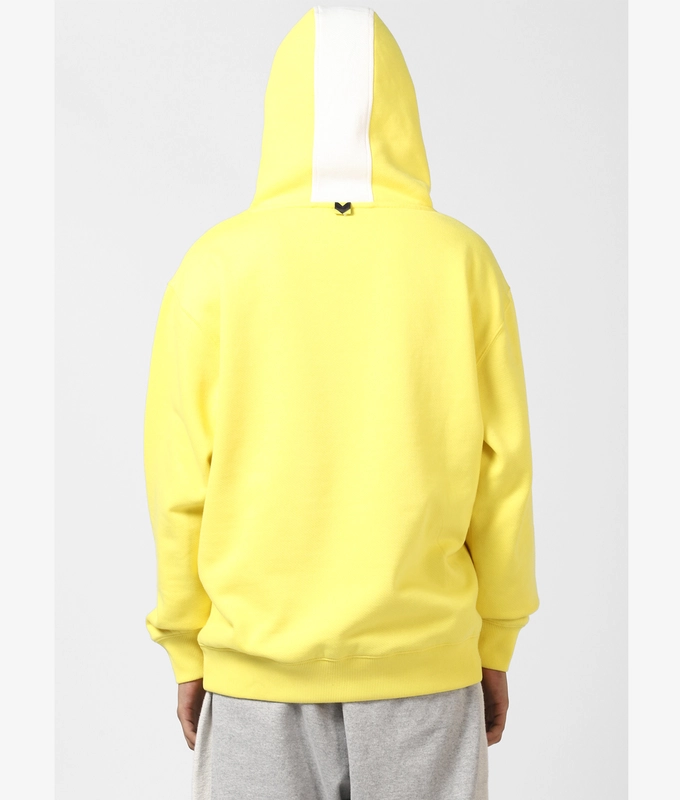UNISEX STREET HOODIE 'YELLOW/WHITE'