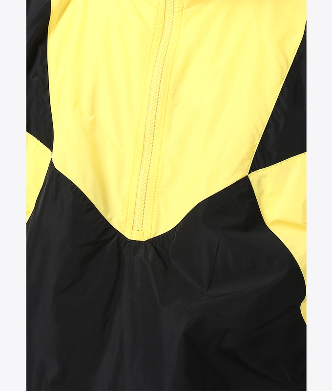 UNISEX PANELLED DTC JACKET 'BLACK/YELLOW'