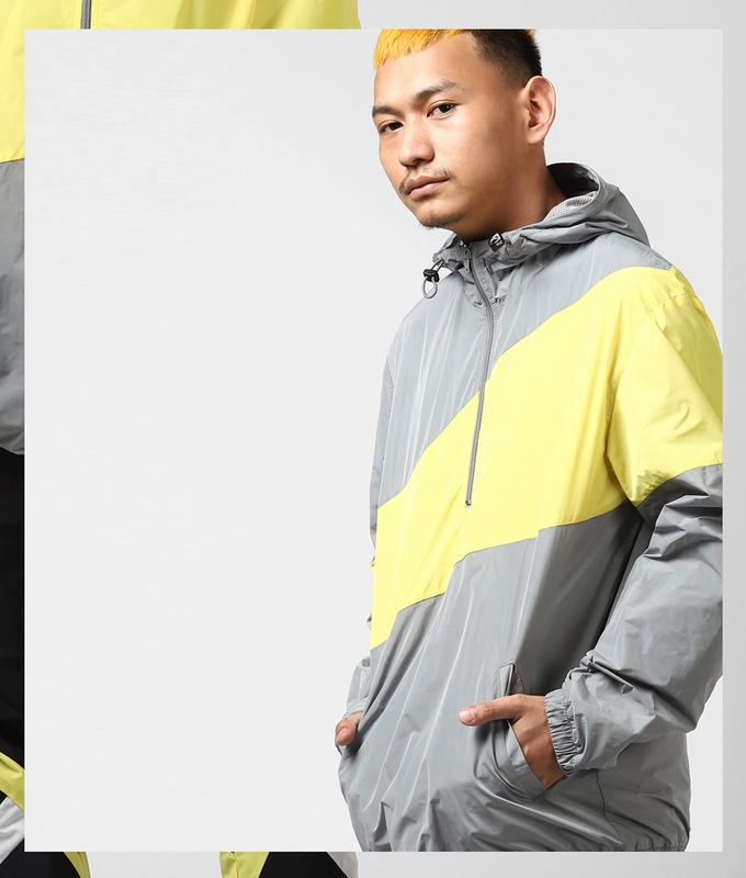 UNISEX JACKET 'GREY/YELLOW'