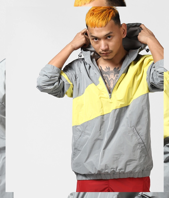 UNISEX JACKET 'GREY/YELLOW'