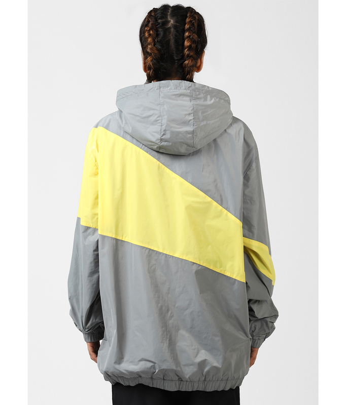 UNISEX JACKET 'GREY/YELLOW'