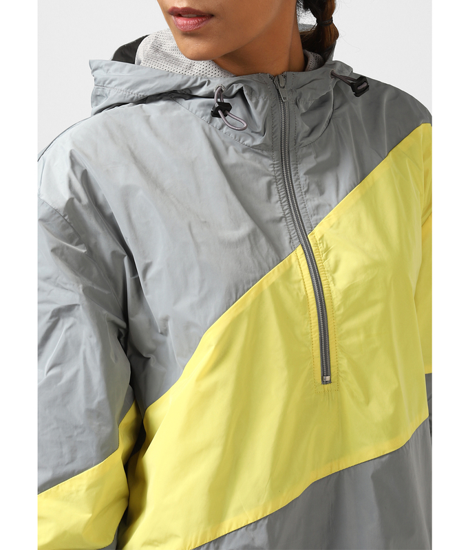 UNISEX JACKET 'GREY/YELLOW'