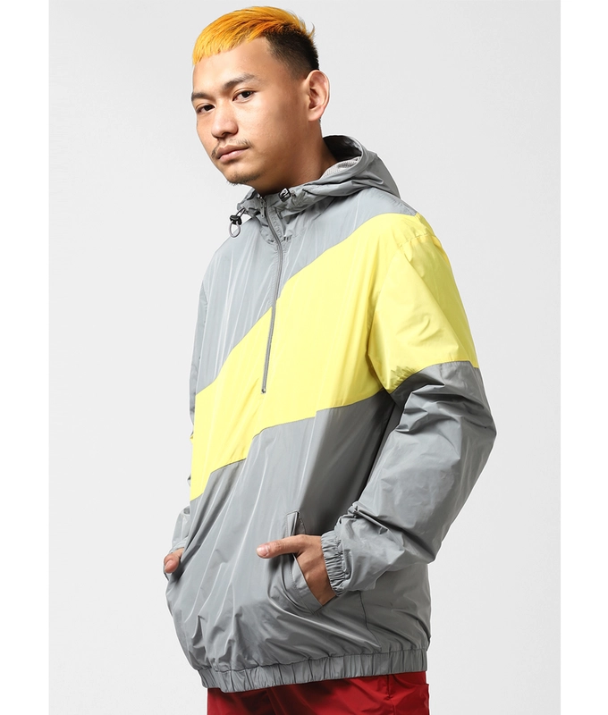 UNISEX JACKET 'GREY/YELLOW'