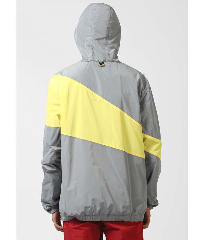 UNISEX JACKET 'GREY/YELLOW'