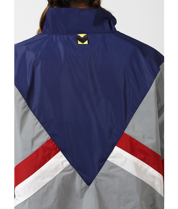 UNISEX WAVES JACKET 'GREY/NAVY/RED'