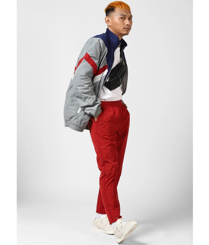 UNISEX WAVES JACKET 'GREY/NAVY/RED'