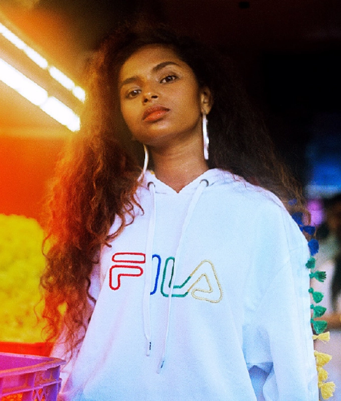 FILA X NBNW BEATRIX HOODIE 'WHITE/TASSEL'