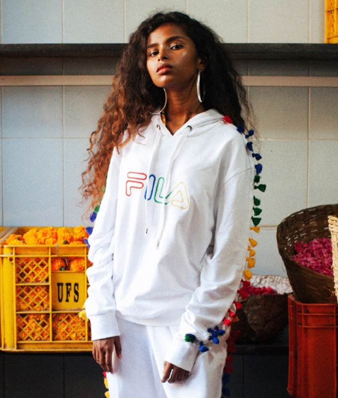FILA X NBNW BEATRIX HOODIE 'WHITE/TASSEL'