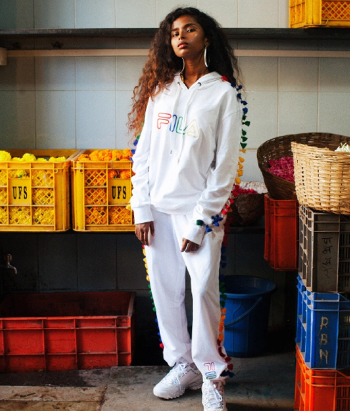 FILA X NBNW VENORA TRACK PANT 'WHITE/TASSEL'