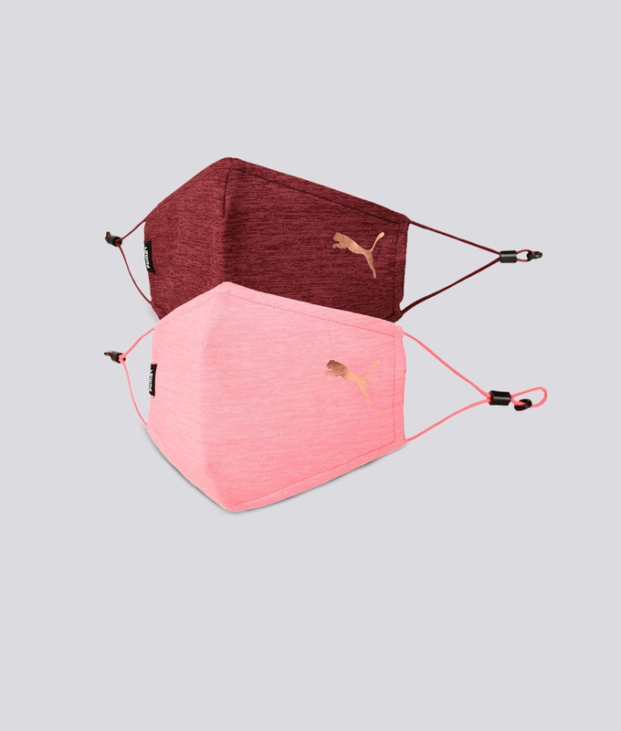 Elevated Heather Face Mask Set Of 2 In
