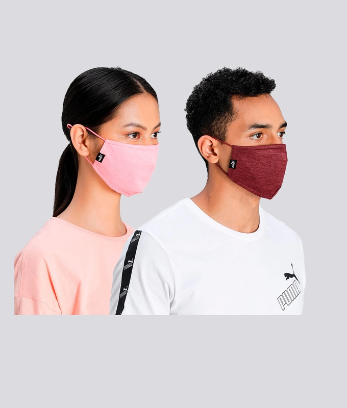 Elevated Heather Face Mask Set Of 2 In
