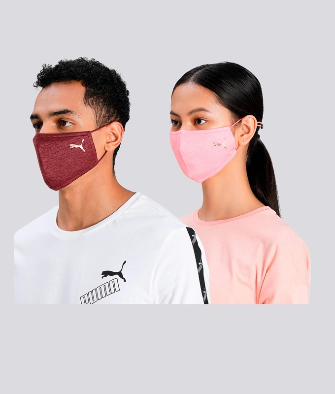 Elevated Heather Face Mask Set Of 2 In